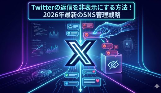 Twitterの返信を非表示にする方法！2026年最新のSNS管理戦略