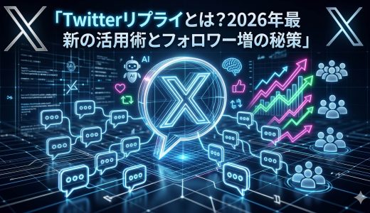 Twitterリプライとは？2026年最新の活用術とフォロワー増の秘策