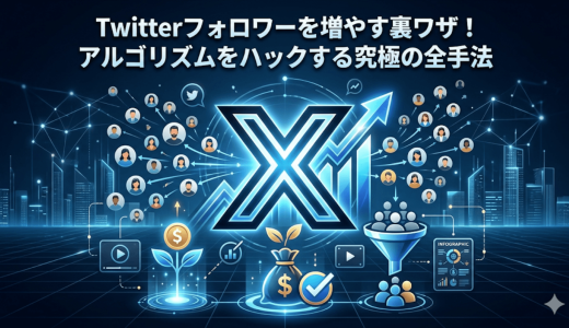 Twitterフォロワーを増やす裏ワザ！アルゴリズムをハックする究極の全手法